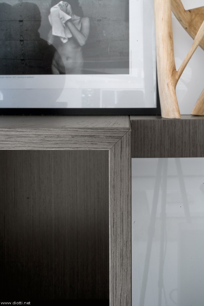 Warm Landscape legno di rovere grigio lavorazione strutture det